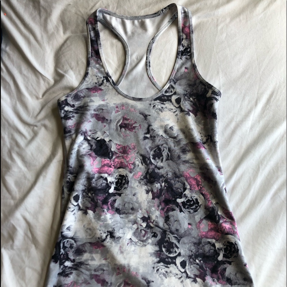 lululemon floral racerback tank
